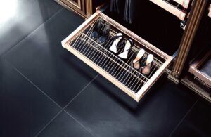 رف احذية خشب