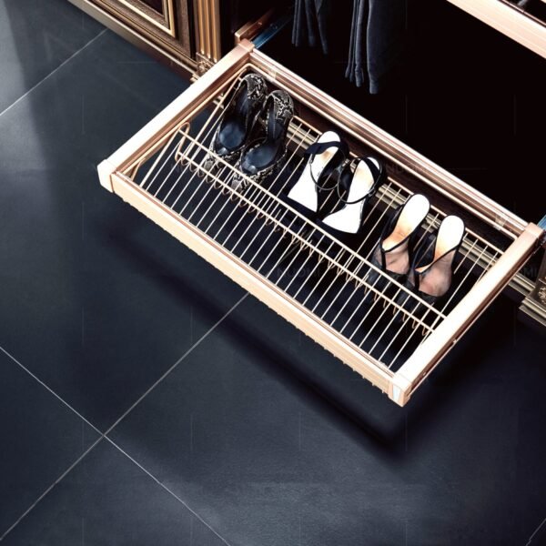 رف احذية خشب